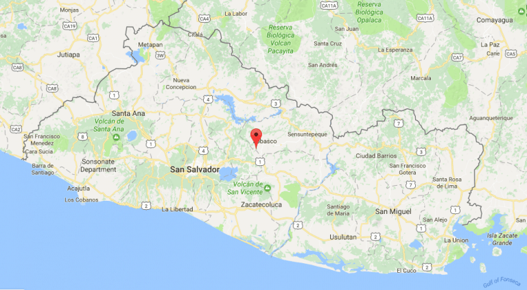Map Of El Salvador 768x423 