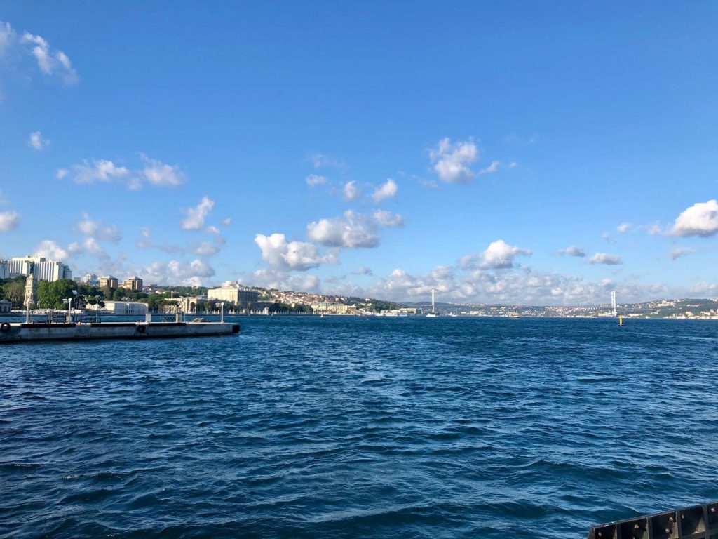 A view of the Bosporus Strait in Istanbul. Photo by Paul Osterlund. 