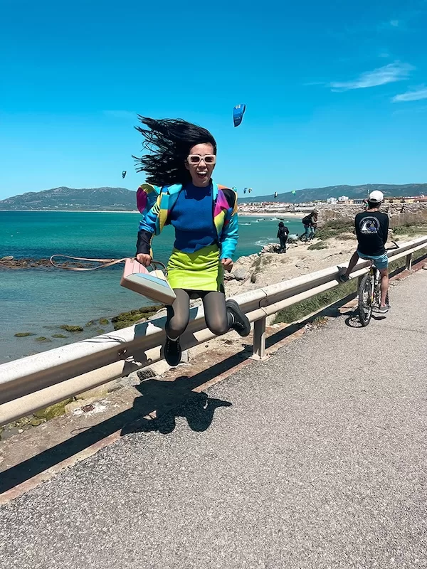 Stella Guan enjoying life in Tarifa, Spain