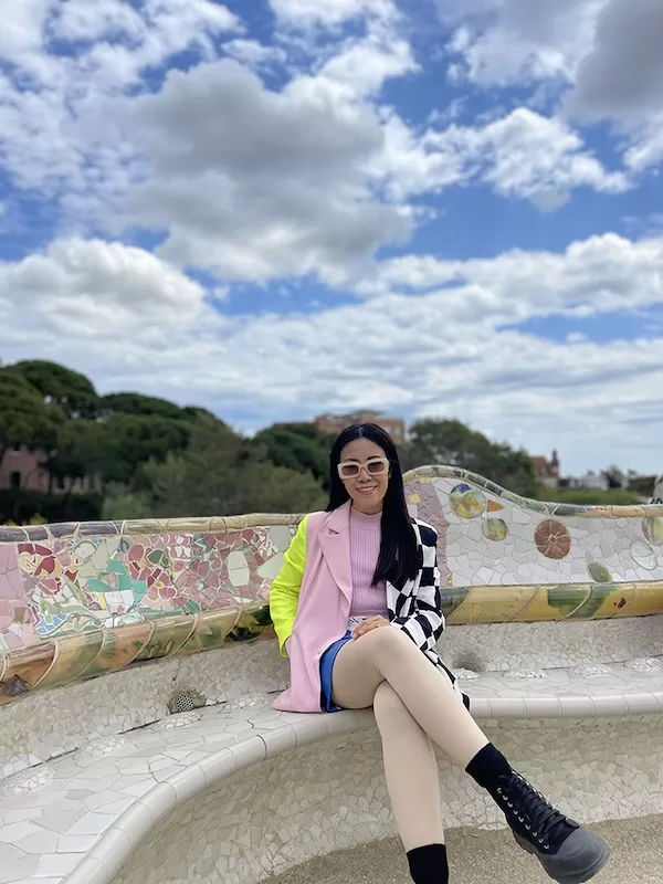 Stella Guan exploring Barcelona, Spain