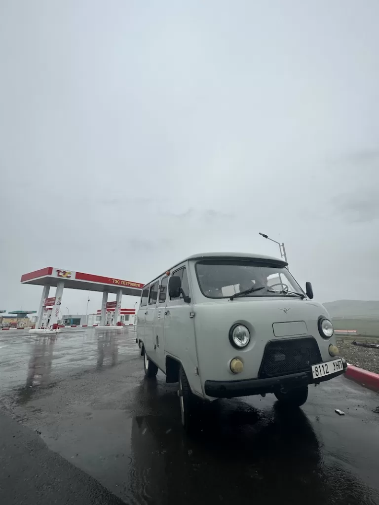 A Russian furgon van (built in 2018 not 1967.)