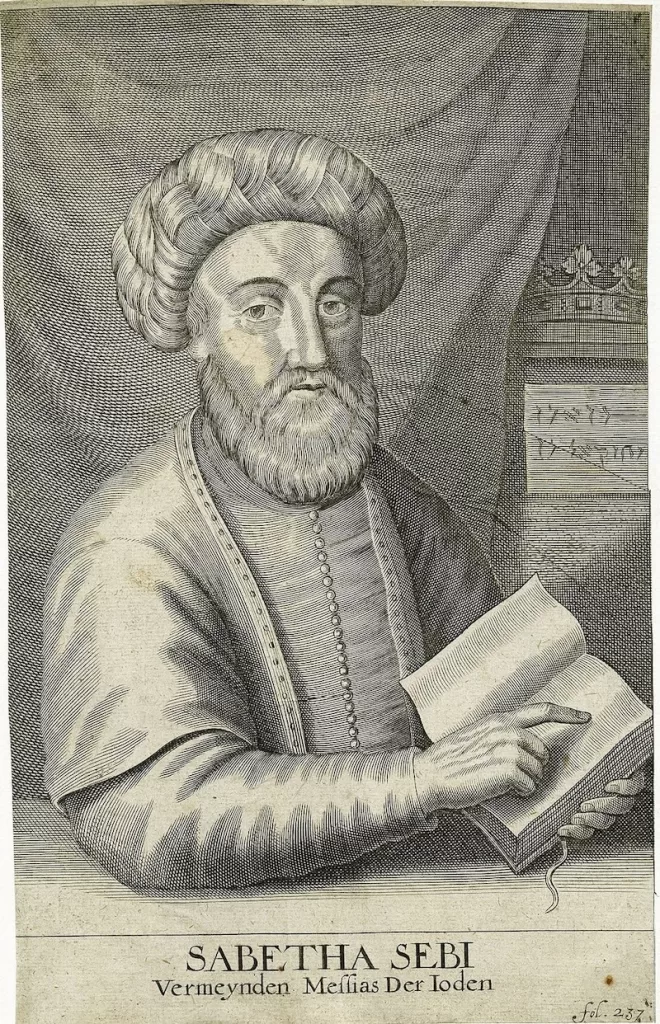 A drawing of Sabbatai Sevi.