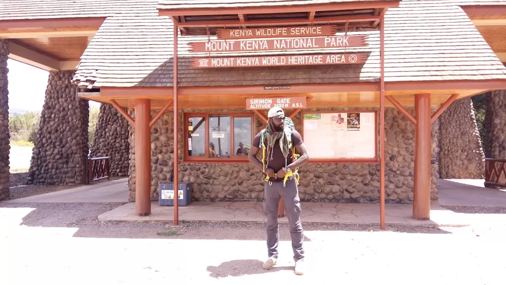 Before the climb of Mount Kenya.