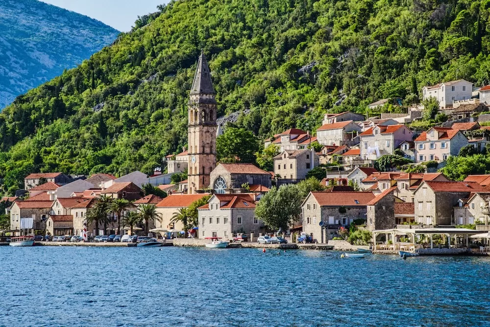 Kotor City at night