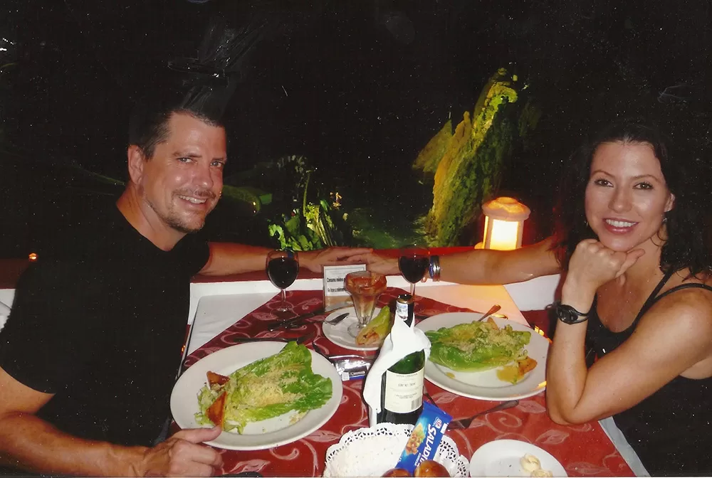 Little Corn Island Beach & Bungalow owners Scot and Kristine.