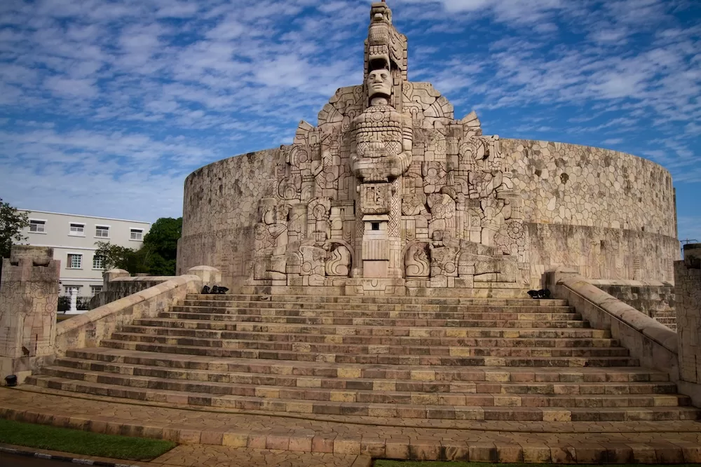 The Monumento a la Patria (Monument to the Homeland), Merida Mexico