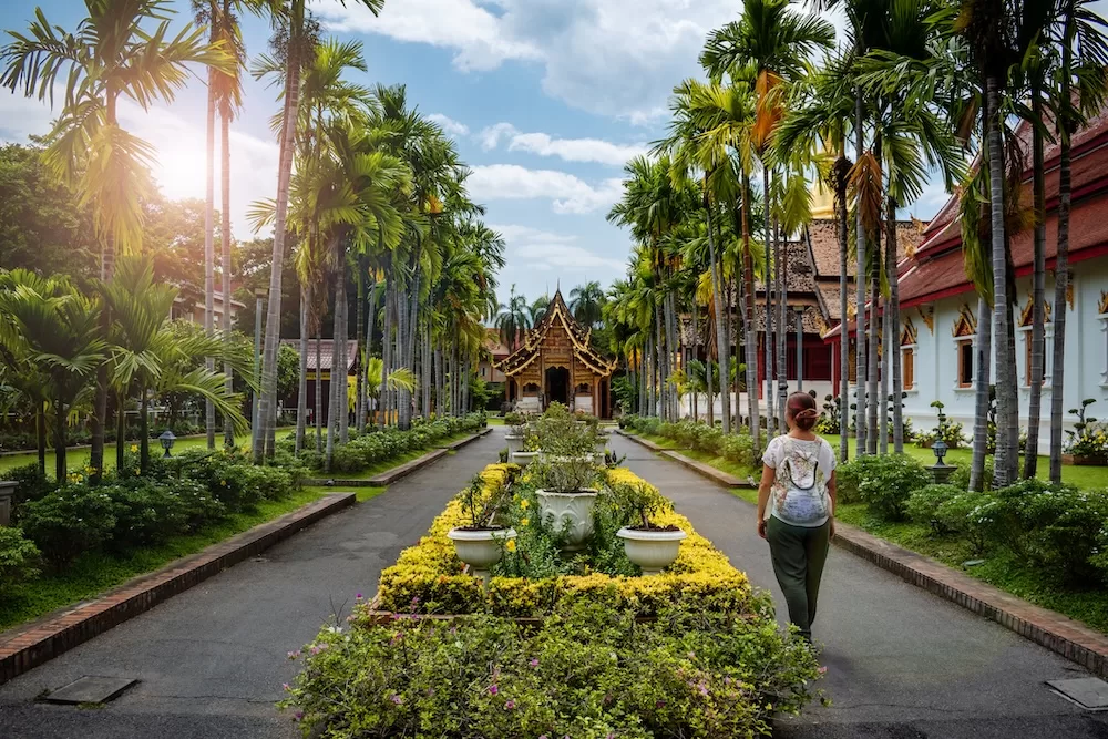 Thai architecture, Chiang Mai, Thailand