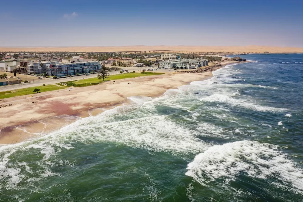 Swakopmund Promenade, Namibia, Africa. 