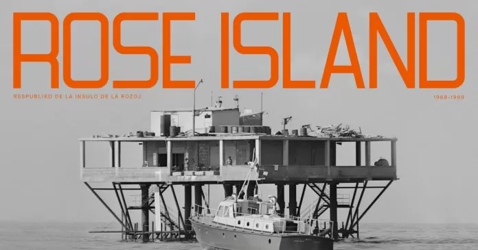 A promo poster for Rose Island.