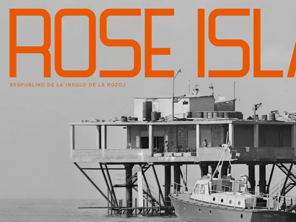 A promo poster for Rose Island.