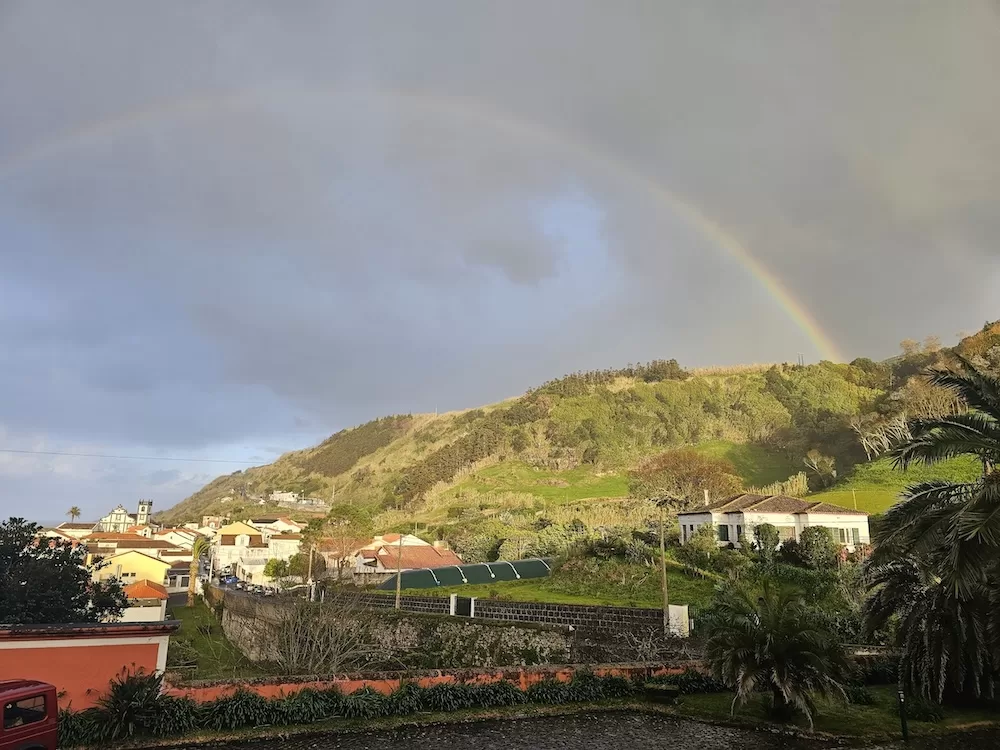 View of the northern parish of Maia