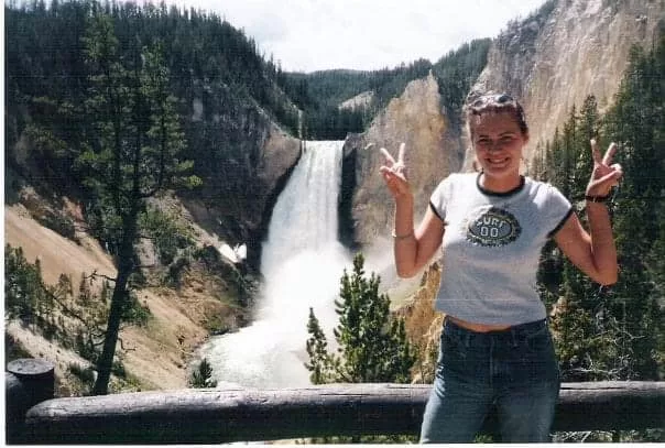 Wandering the American West with my family, at age 18.