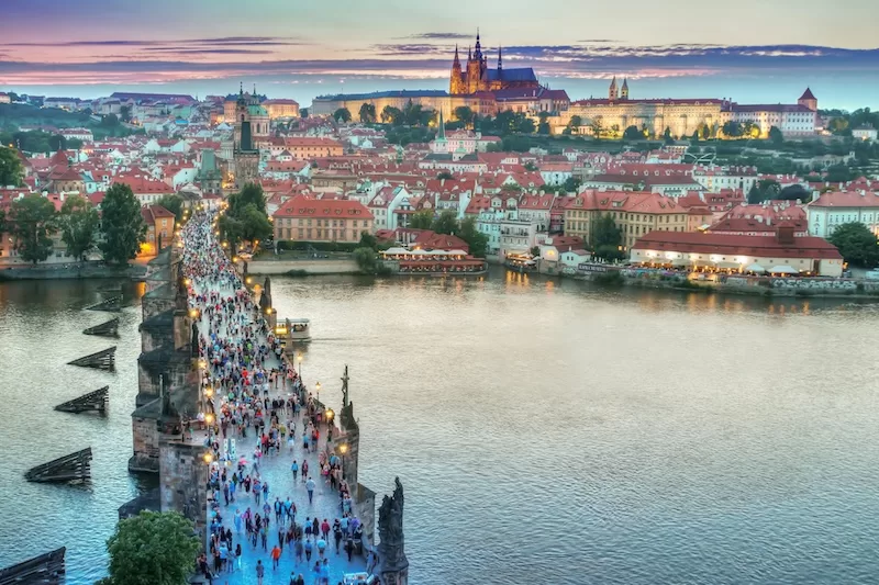 Prague invites travelers to explore its rich architecture and lively atmosphere.