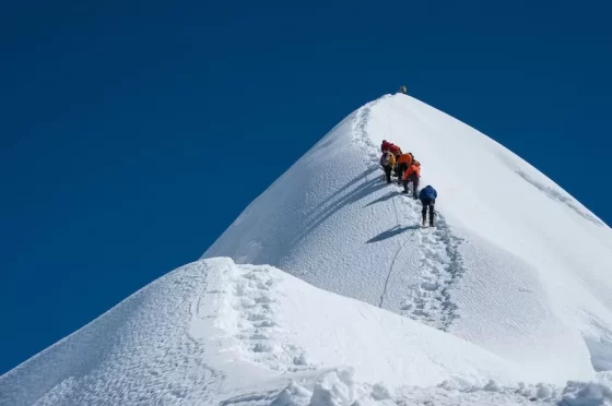 A new era for Everest expeditions as drones enter the scene. Credit: iStock.